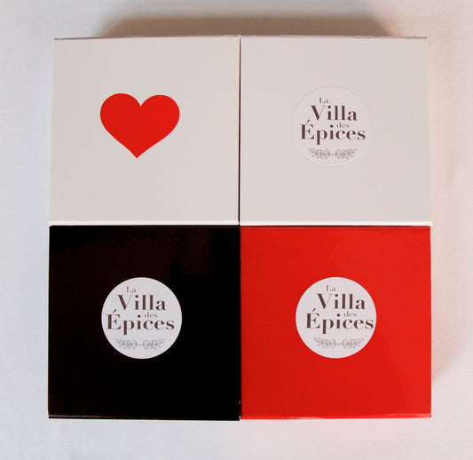 Extérieur du coffret cadeau 