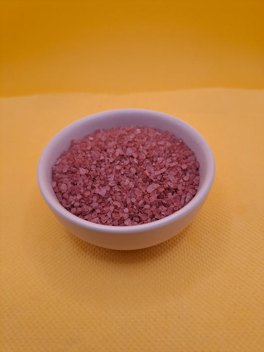 Sel rouge provenant des  marais salants proches du volcan hawaïen 